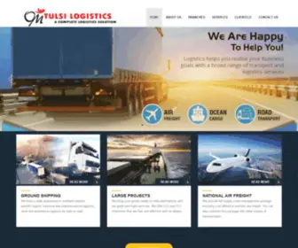 Omtulsilogistics.com(Om Tulsi Logistics) Screenshot