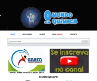 Omundodaquimica.com.br(O Mundo da Química) Screenshot