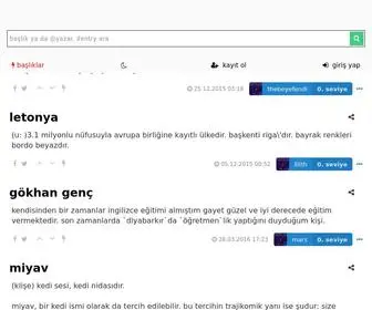 Omusozluk.com(Omü sözlük) Screenshot