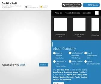 Omwirekraft.com(Om Wire Kraft) Screenshot