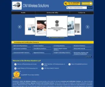 Omwirelesssolutions.co.in(Om Wireless Solutions LLP) Screenshot