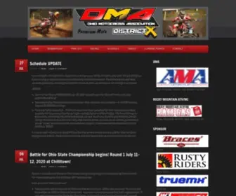 Omxa.net(Ohio Motocross Association) Screenshot