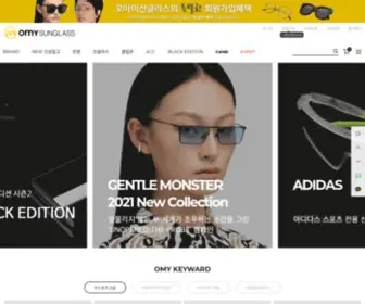 Omysunglass.com(젠틀몬스터) Screenshot