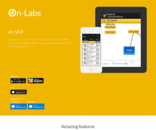 ON-Labs.com(Page Redirection) Screenshot