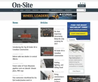 ON-Sitemag.com(On-Site Magazine) Screenshot