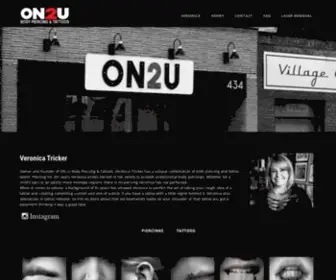 ON2U.ca(ON2U Body Piercing and tattoos) Screenshot