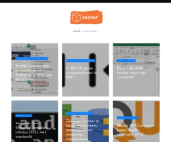 ON2VHF.be(Studie) Screenshot