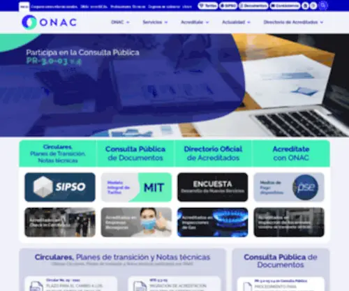 Onac.org(Onac) Screenshot