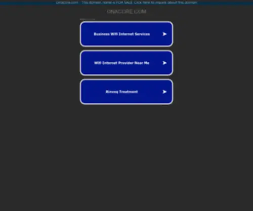 Onacore.com(onacore) Screenshot