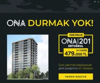 Onainsaat.com.tr(İnşaat) Screenshot