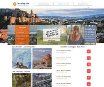 Onairtrip.com(The Best Travel Agency Websites In Georgia) Screenshot