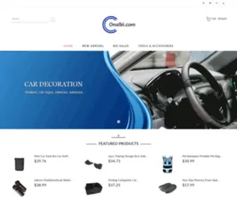 Onalbi.com(Car Assessories & Interior Decoration) Screenshot