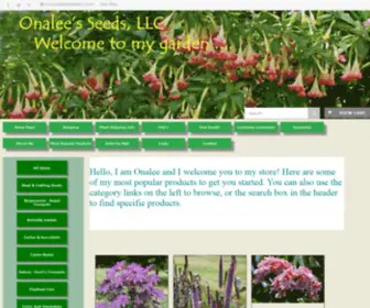 Onalee.com(Onalee's Seeds) Screenshot
