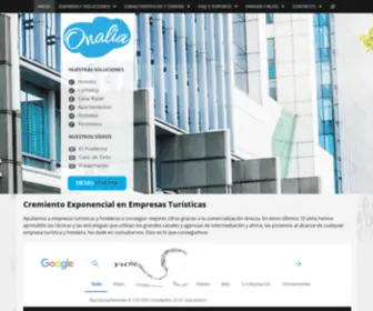 Onalia.com(Diseño web Hotel) Screenshot