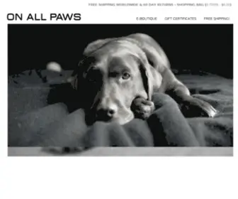 Onallpaws.com.au(On All Paws) Screenshot