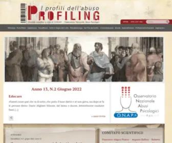 Onap-Profiling.org(Giornale scientifico a cura dell'O.N.A.P) Screenshot