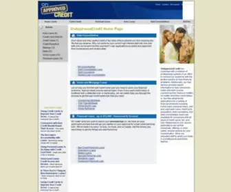 Onapprovedcredit.com(Personal Loans) Screenshot