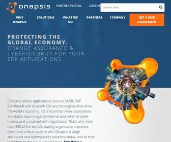Onapsis.com(Business-Critical Application Security) Screenshot