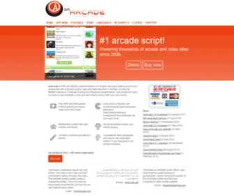 Onarcade.com(Arcade script) Screenshot