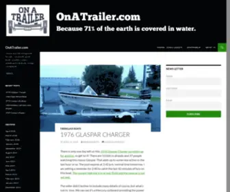 Onatrailer.com(Unique and interesting boats for sale) Screenshot