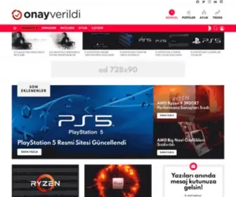 Onayverildi.com(Onay Verildi) Screenshot