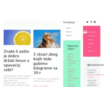 Onazna.com(Naslovna) Screenshot