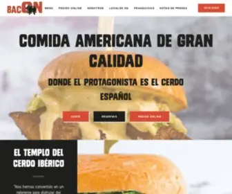 Onbacon.com(Comida Americana de Gran Calidad) Screenshot