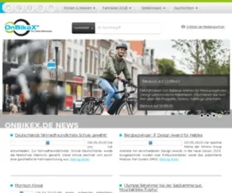 Onbikex.de(Die Online Fahrrad) Screenshot