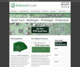 Onboardcircuits.com(OnBoard Circuits) Screenshot