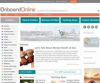 Onboardonline.com(Yachting News) Screenshot