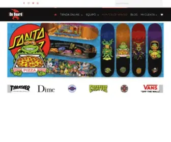 Onboardsk8.com(On Board Shop) Screenshot