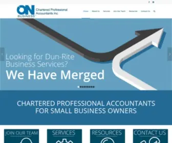 Onbusiness.ca(ONBusiness Chartered Professional Accountants) Screenshot