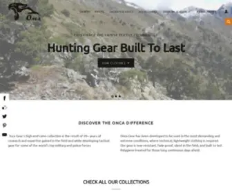 Oncagear.com(Onca Gear) Screenshot