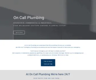 Oncallplumbing.com.au(On Call Plumbing) Screenshot