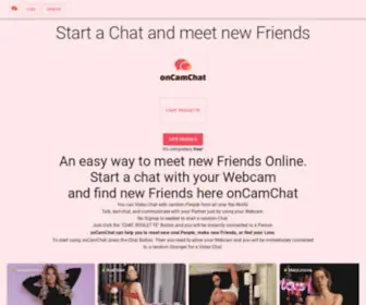 Oncamchat.com(Home / onCamChat) Screenshot