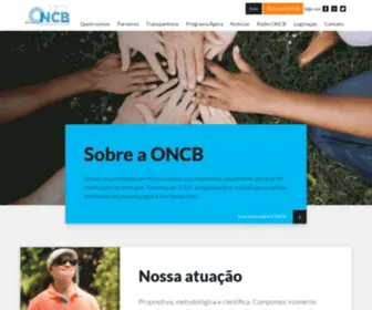 ONCB.org.br(Site da Organização Nacional de Cegos do Brasil) Screenshot