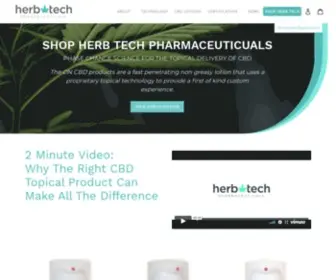 Oncbdtopical.com(Herb Tech Pharmaceuticals) Screenshot