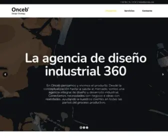 Onceb.com(Diseño industrial y desarrollo de producto en Valencia) Screenshot