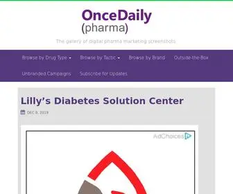 Oncedailypharma.com(Once Daily Pharma) Screenshot