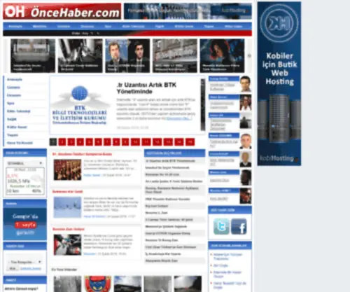 Oncehaber.com(Oncehaber) Screenshot