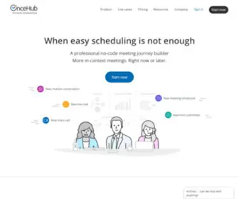 Oncehub.com(Free Online tools for Scheduled Meetings) Screenshot