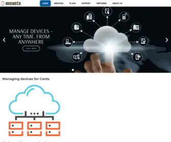Oncents.com(DEVICE MANAGEMENT CLOUD) Screenshot