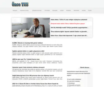 Oncetus.com(Önce TUS) Screenshot