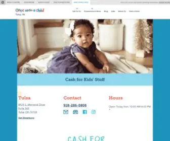 Onceuponachildtulsasouth.com(Gently Used Kids Clothes For Less) Screenshot