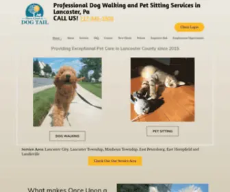 Onceuponadogtail.com(Home) Screenshot