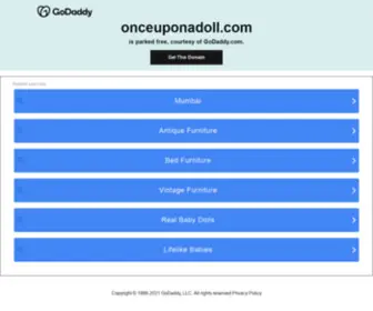 Onceuponadoll.com(Once Upon a Doll) Screenshot