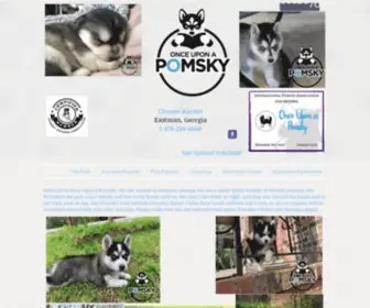 Onceuponapomsky.com(Georgia Pomsky Breeder) Screenshot