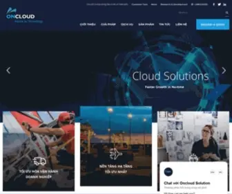 Oncloud.vn(Oncloud Solution: Dịch vụ & giải pháp điện toán đám mây) Screenshot