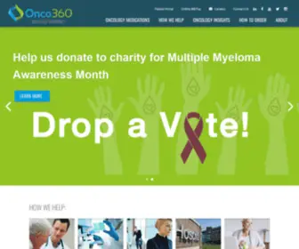 Onco360.com(Onco360 Oncology Specialty Pharmacy) Screenshot