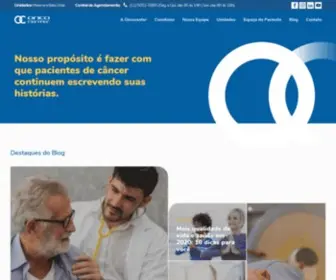 Oncocentermedicos.com.br(Oncologia em São Paulo) Screenshot